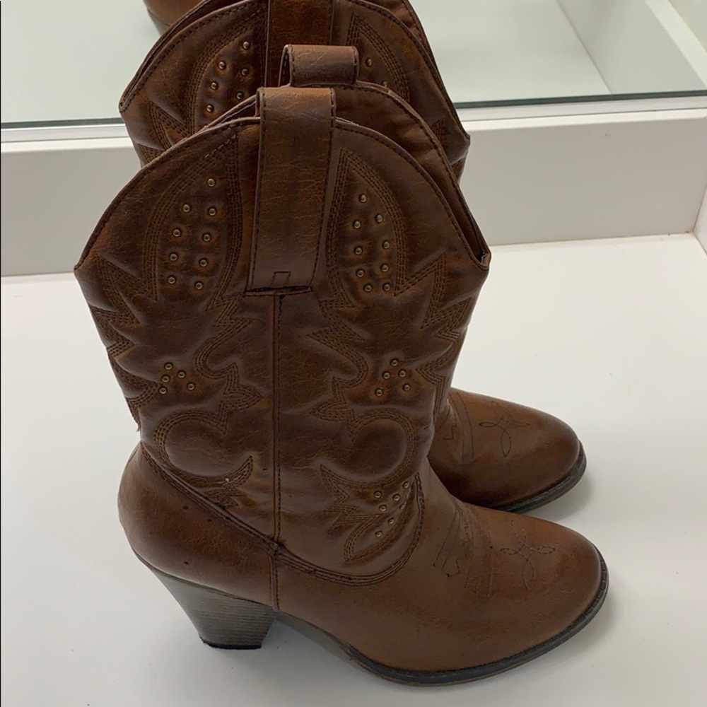 Mia Girl Heeled Cowgirl Boots